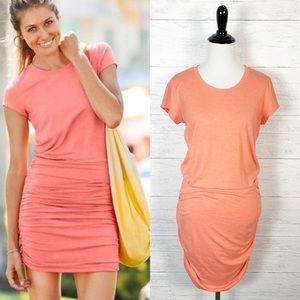 Athleta • Topanga Ruched Skirt Tee Dress S